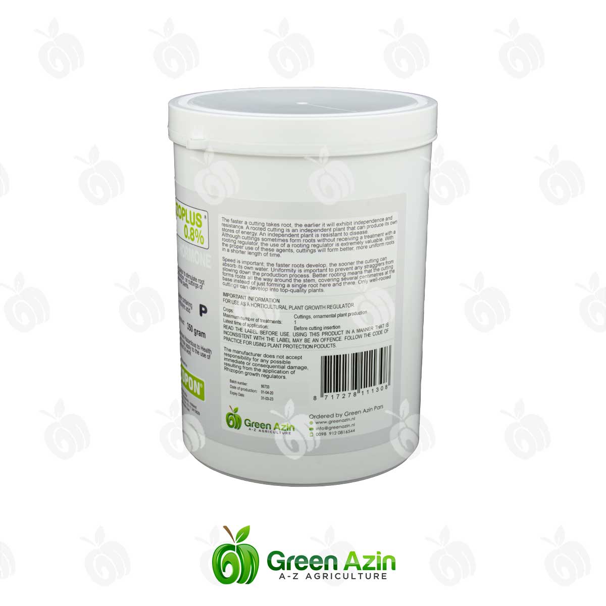هورمون ریشه زایی رایزوپون خاکستری 0.8 درصد