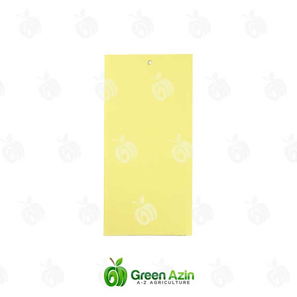 کارت زرد جذب کننده حشرات سایز 25×10
