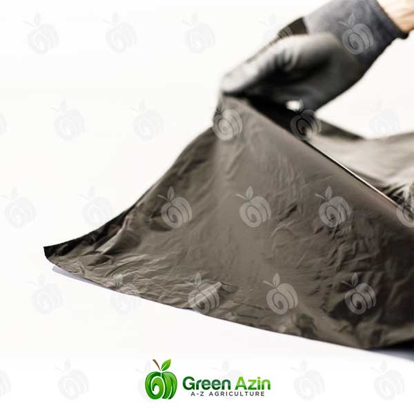 مالچ پلاستیکی تک رنگ یووی عرض 80 سانت